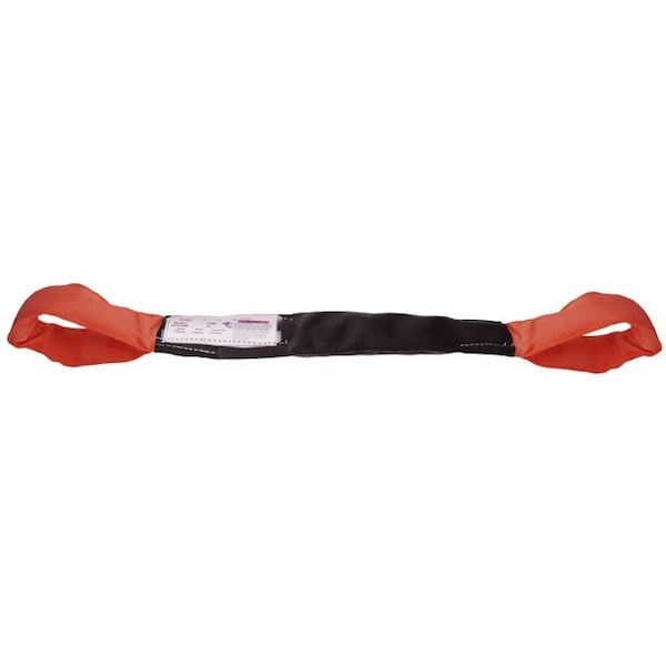 Polyester Round Eye & Eye Lifting Sling - 8' (Red)